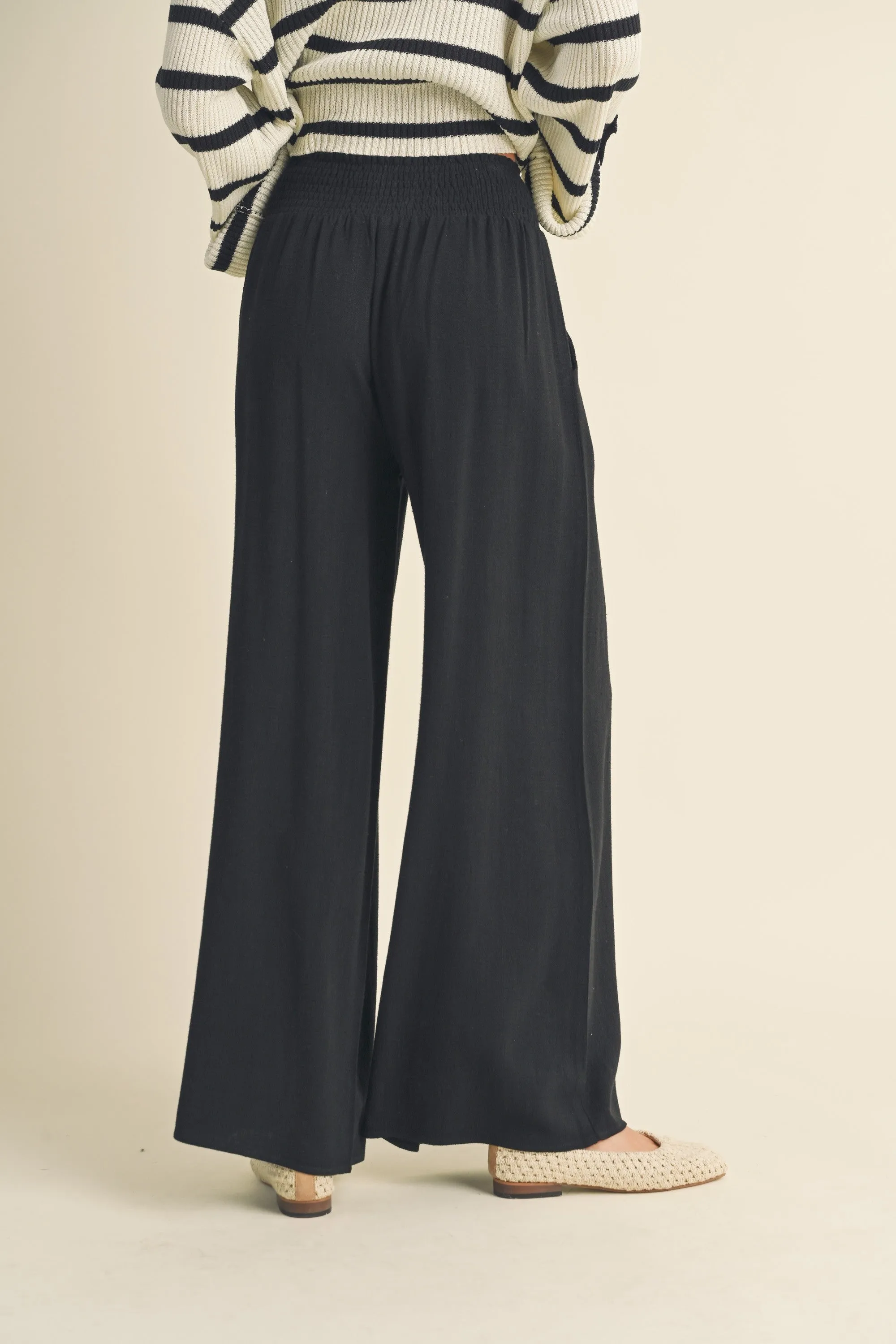 Tassel Linen Pants