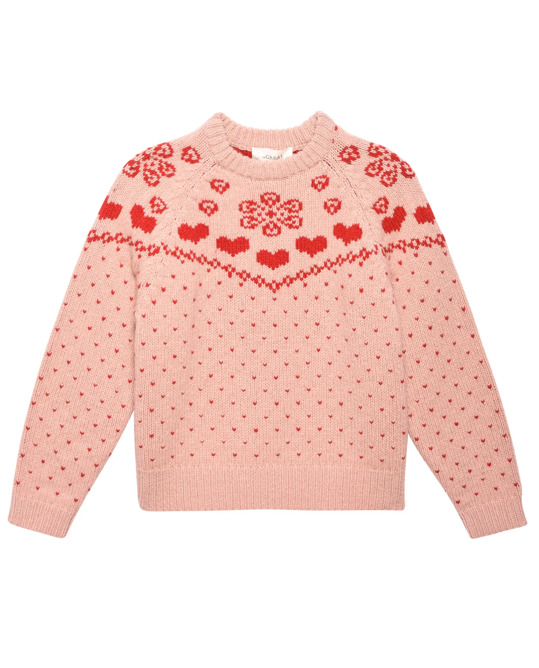 The Sweetheart Pullover. -- Blush with Cherry