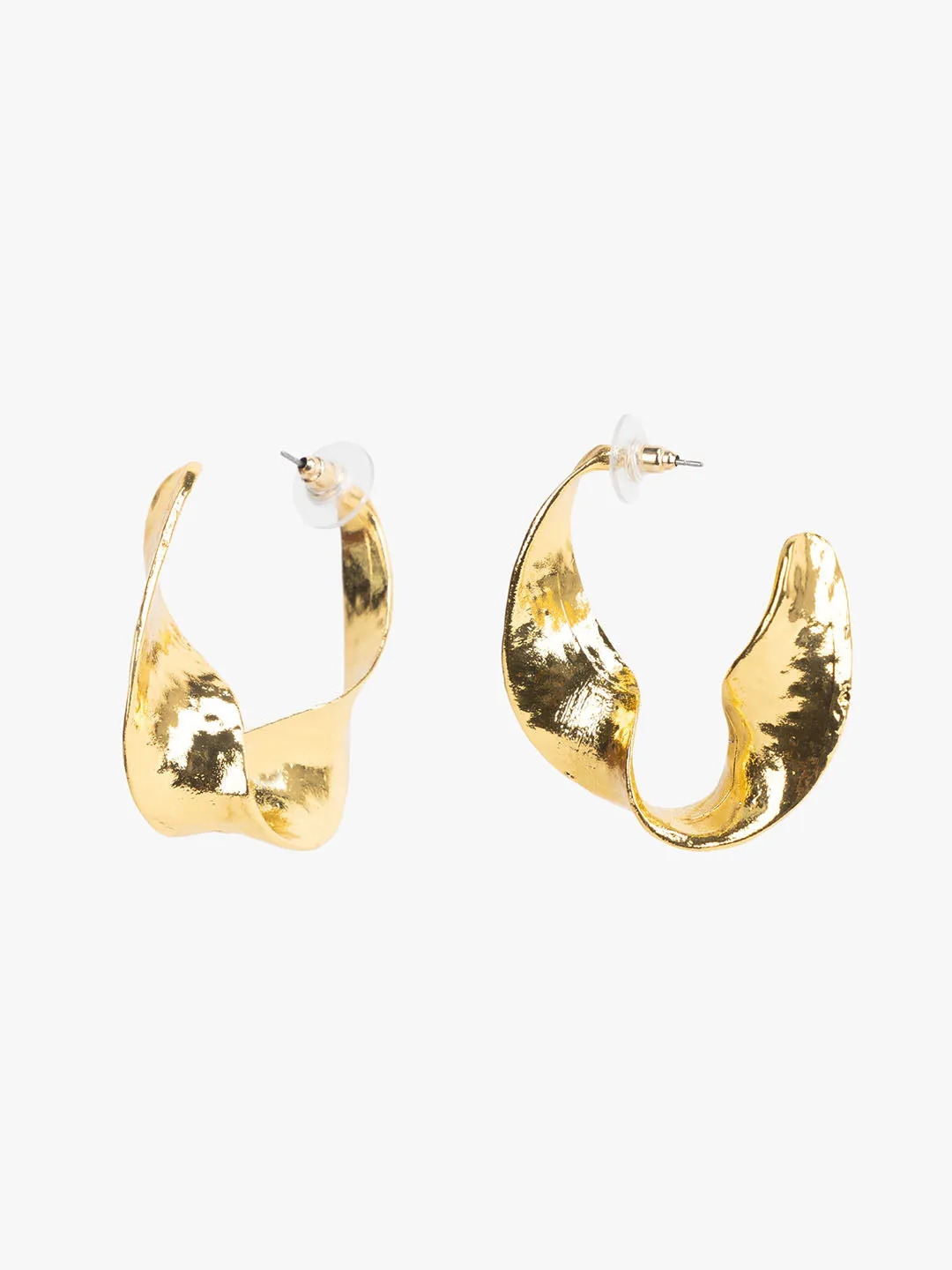 Twisted Textured Hoop Earrings