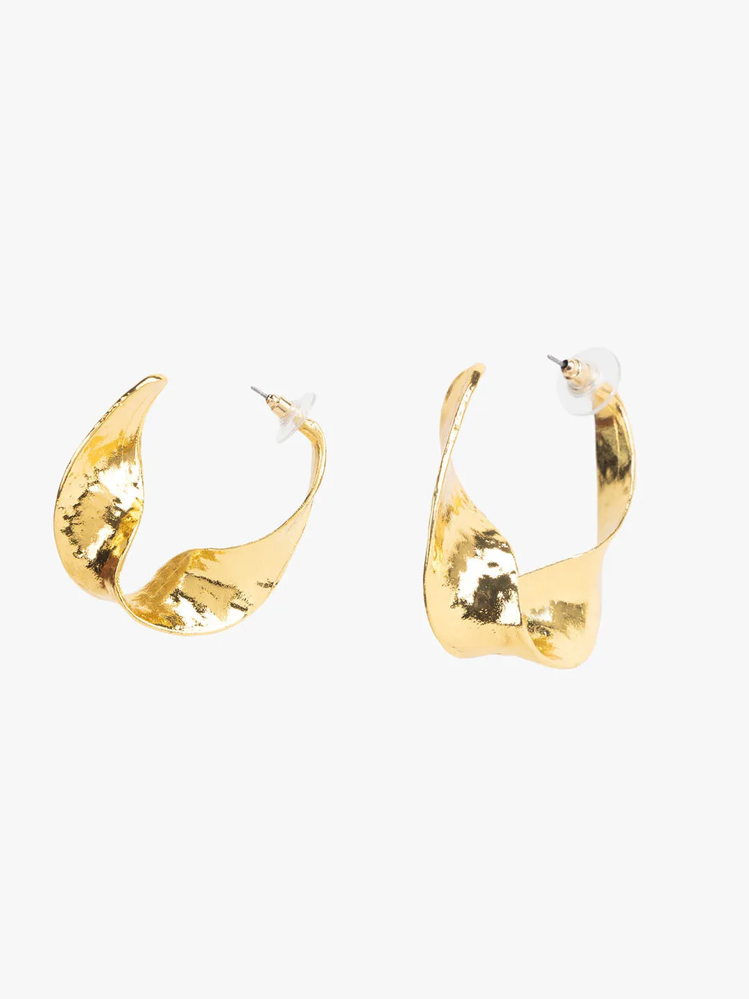 Twisted Textured Hoop Earrings