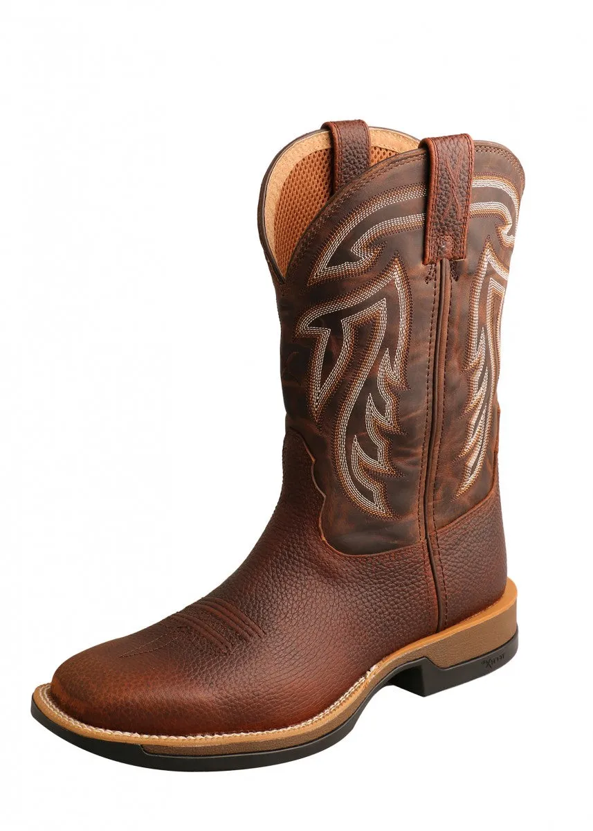 Twisted X Mens 11 Tech X Boot - TCMXW0005 - Mahogany/Mocha