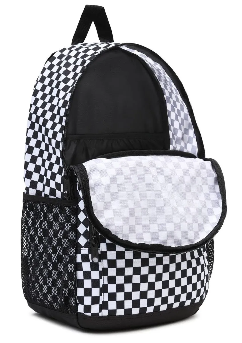 VANS Alumni Check Backpack Bags Black/White