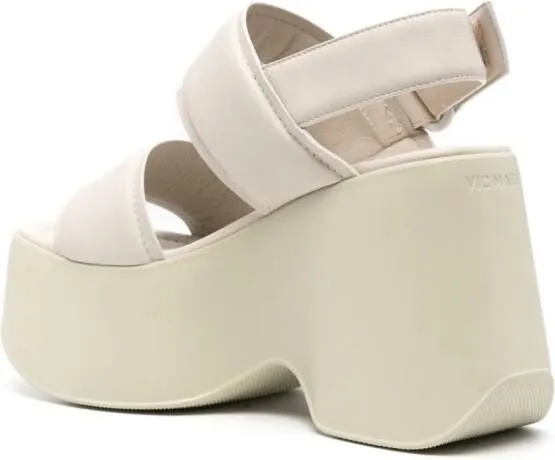 Vic Matie Yoko 105mm platform sandals White