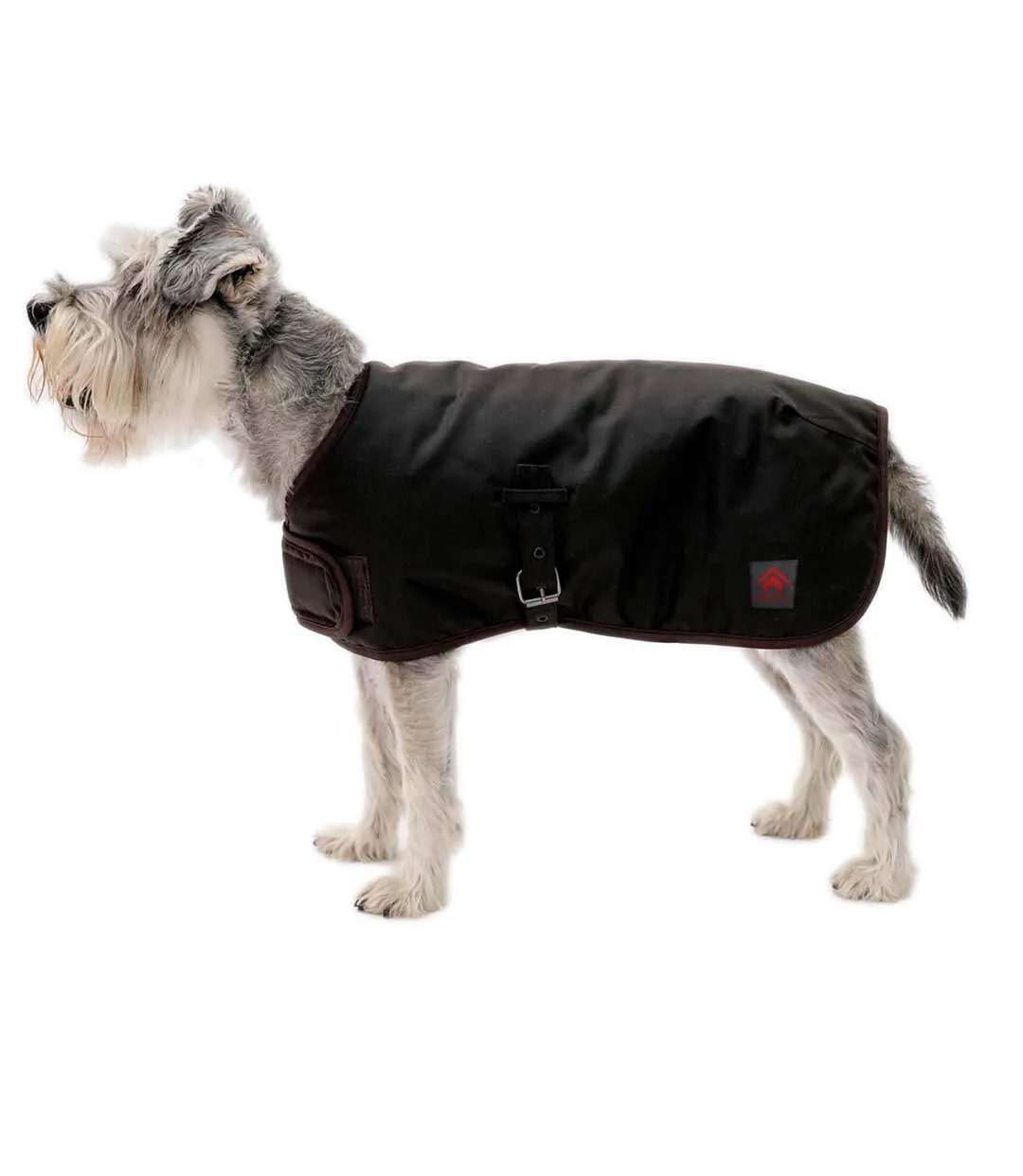 Waxed dog coat 41cm brown Firefoot