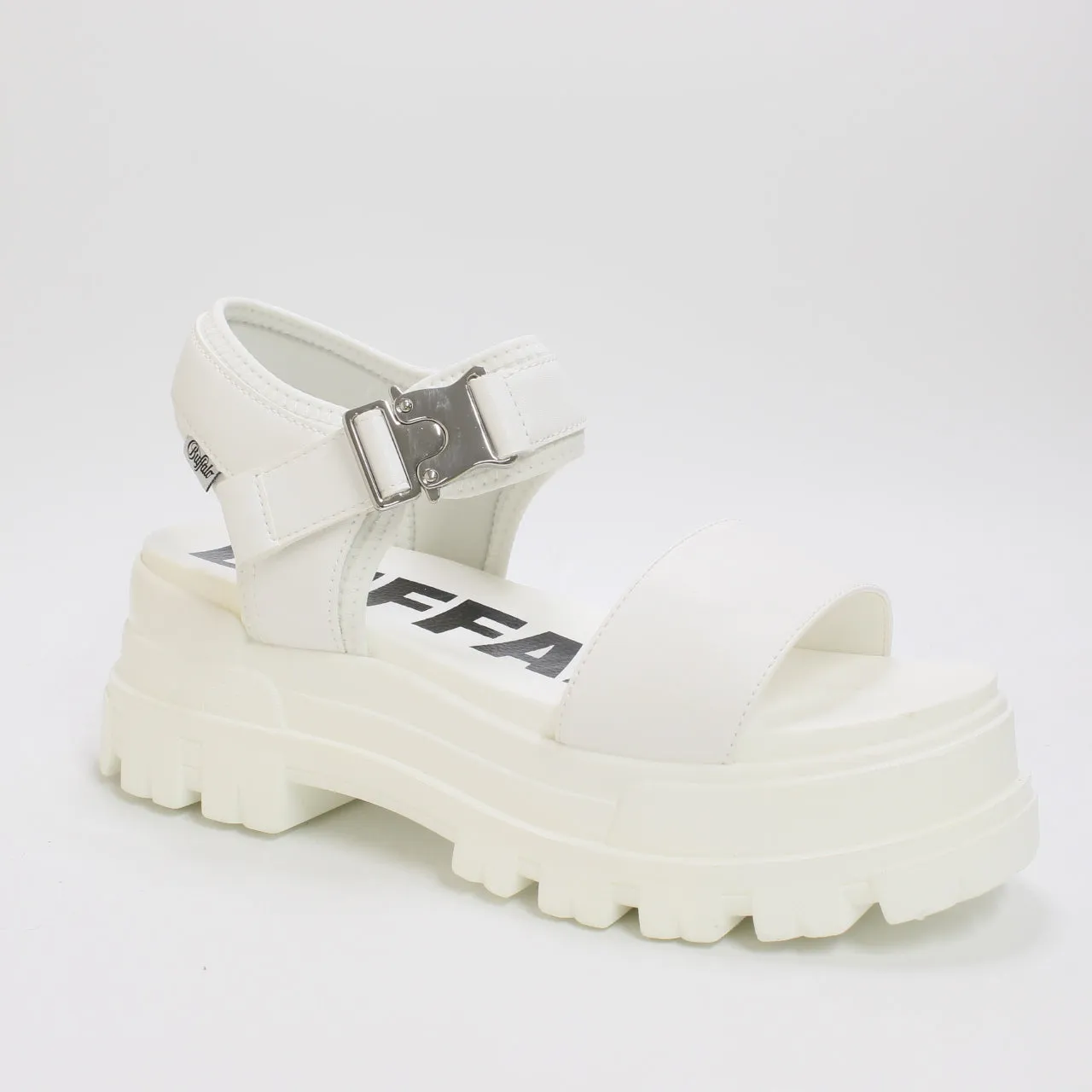 Womens Buffalo Jojo Sandals White