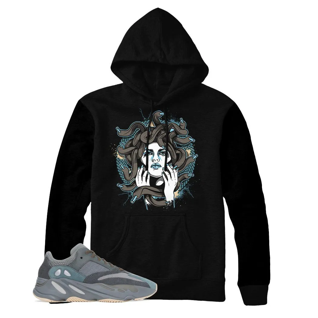 Yeezy 700 Teal Blue Medusa Hoodie