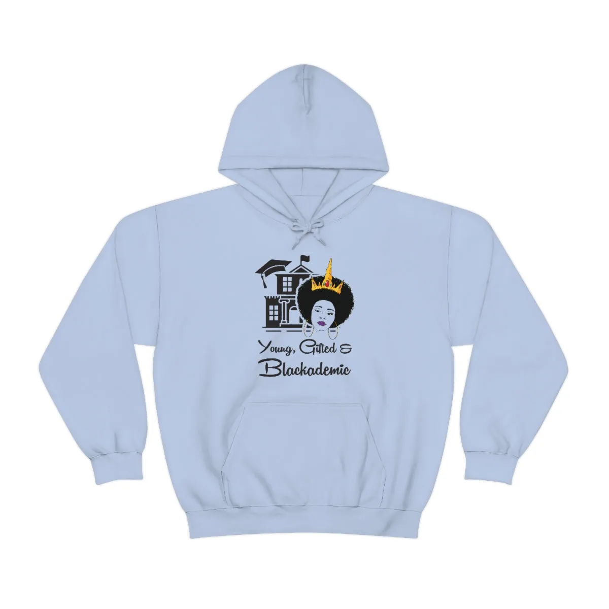 Young, Gifted, and Blackademic Unisex Heavy Blend Hooded Sweatshirt