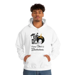 Young, Gifted, and Blackademic Unisex Heavy Blend Hooded Sweatshirt