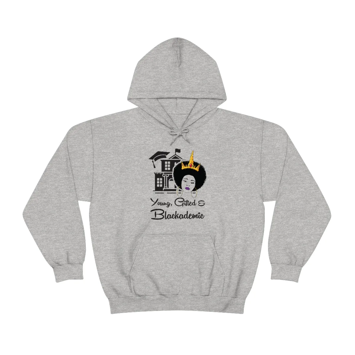 Young, Gifted, and Blackademic Unisex Heavy Blend Hooded Sweatshirt