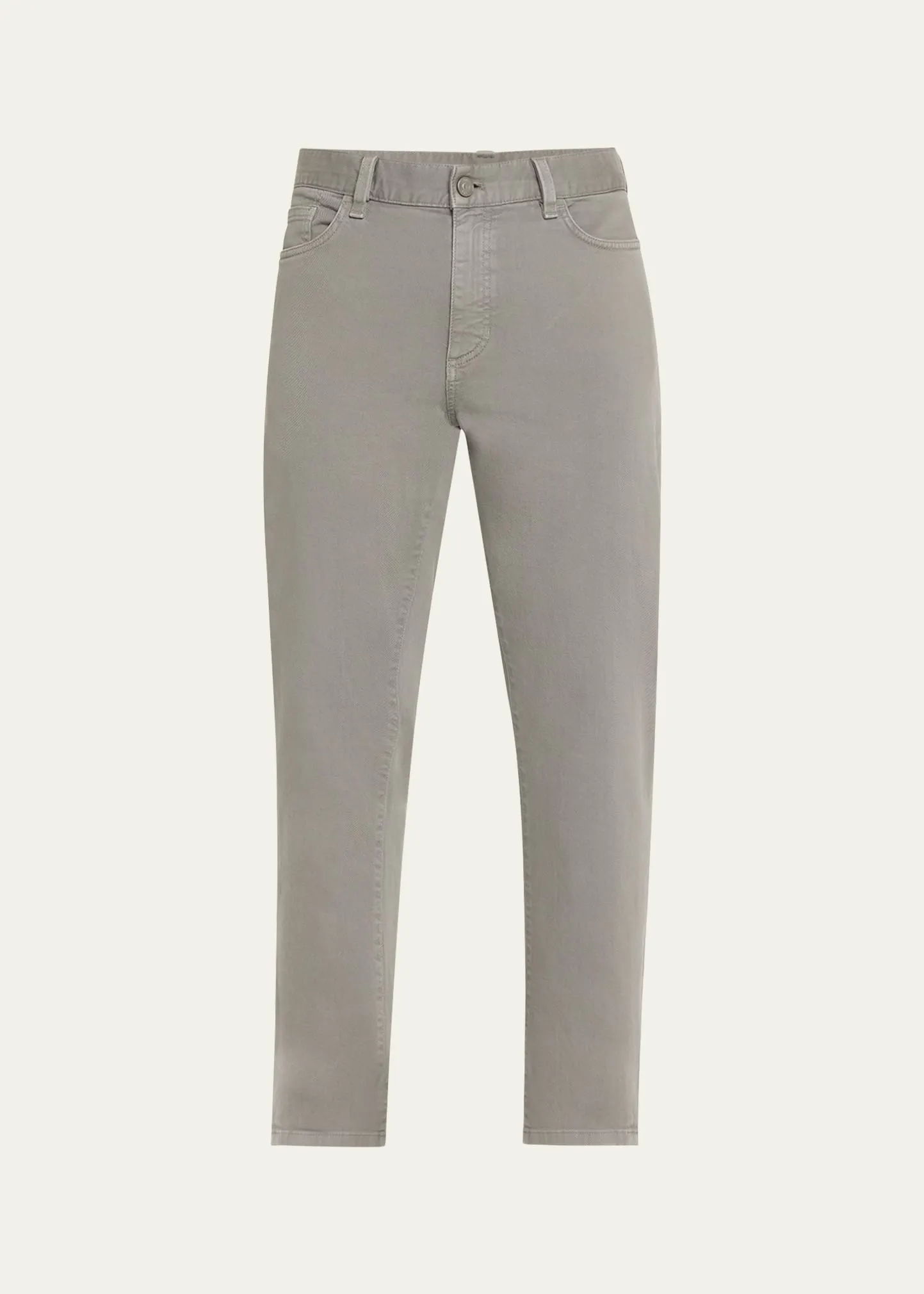 ZEGNA Men's 5-Pocket Colored Delave Pants